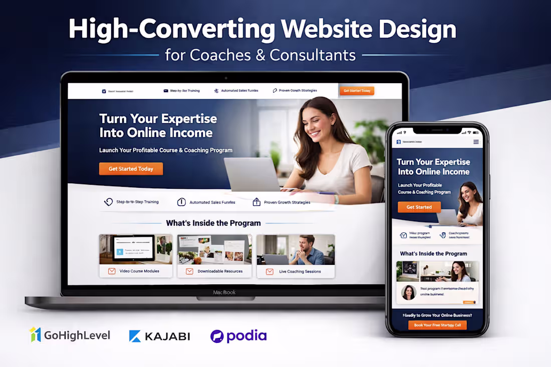 Cover image for Designed and developed a high-converting