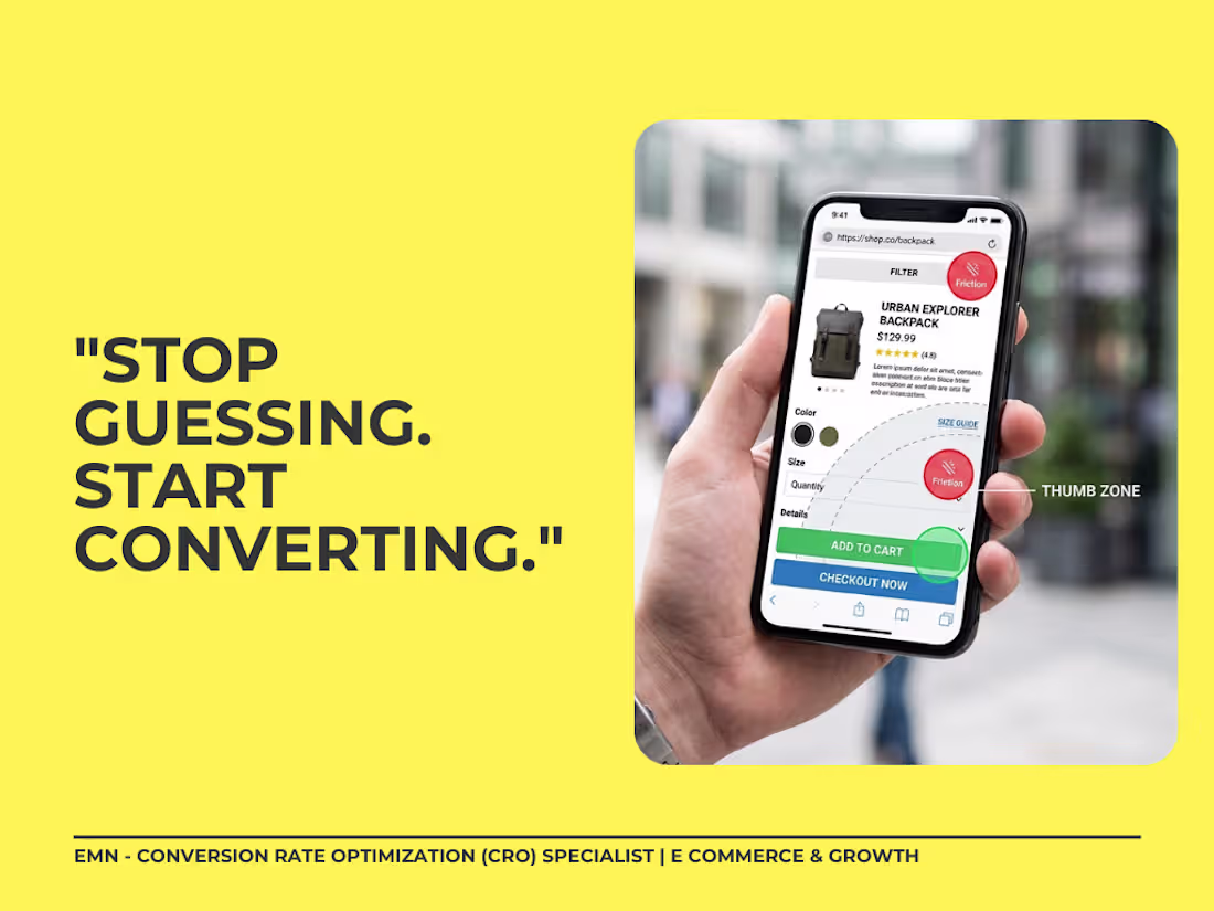 Cover image for Mobile-First Conversion Audit: Stop losing sales on phones