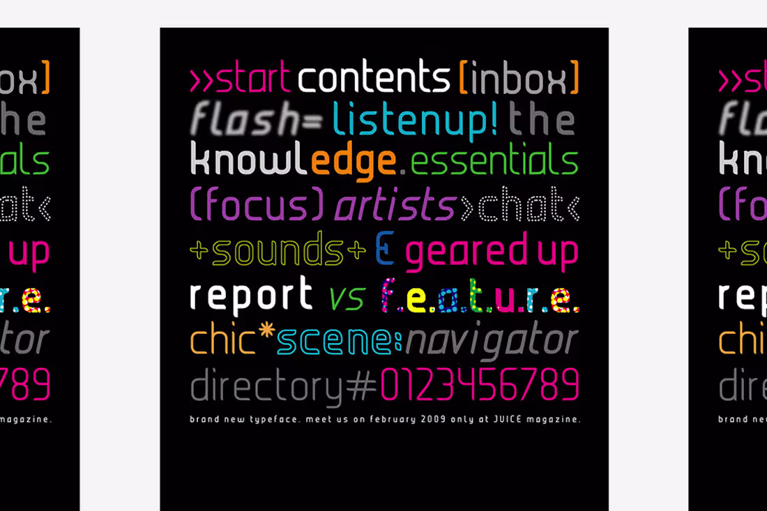 Cover image for JUICE Typefamilysets