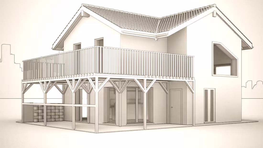 Cover image for Wooden terrace