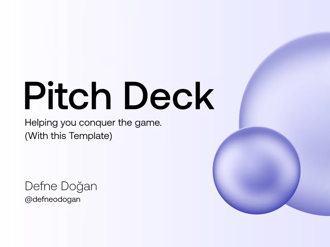 Cover image for Pitch Deck Template
