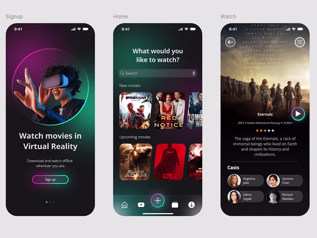 Cover image for AI-Powered Movie Streaming App 