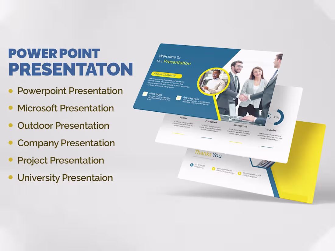 Cover image for I will design winning and unique powerpoint presentation pitch d