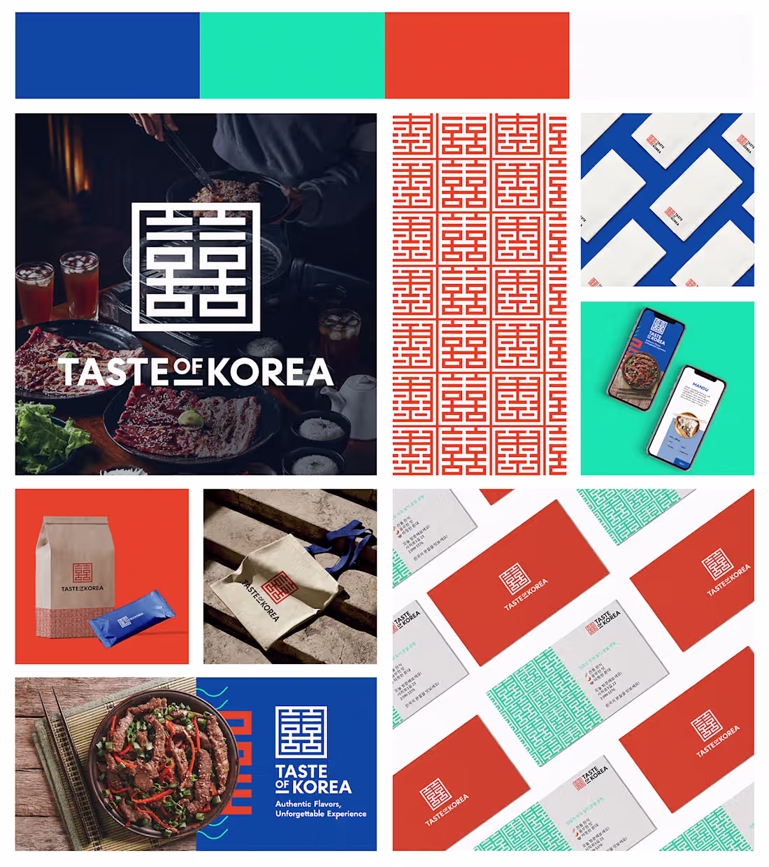Cover image for Taste of Korea - Brand Identity on Behance