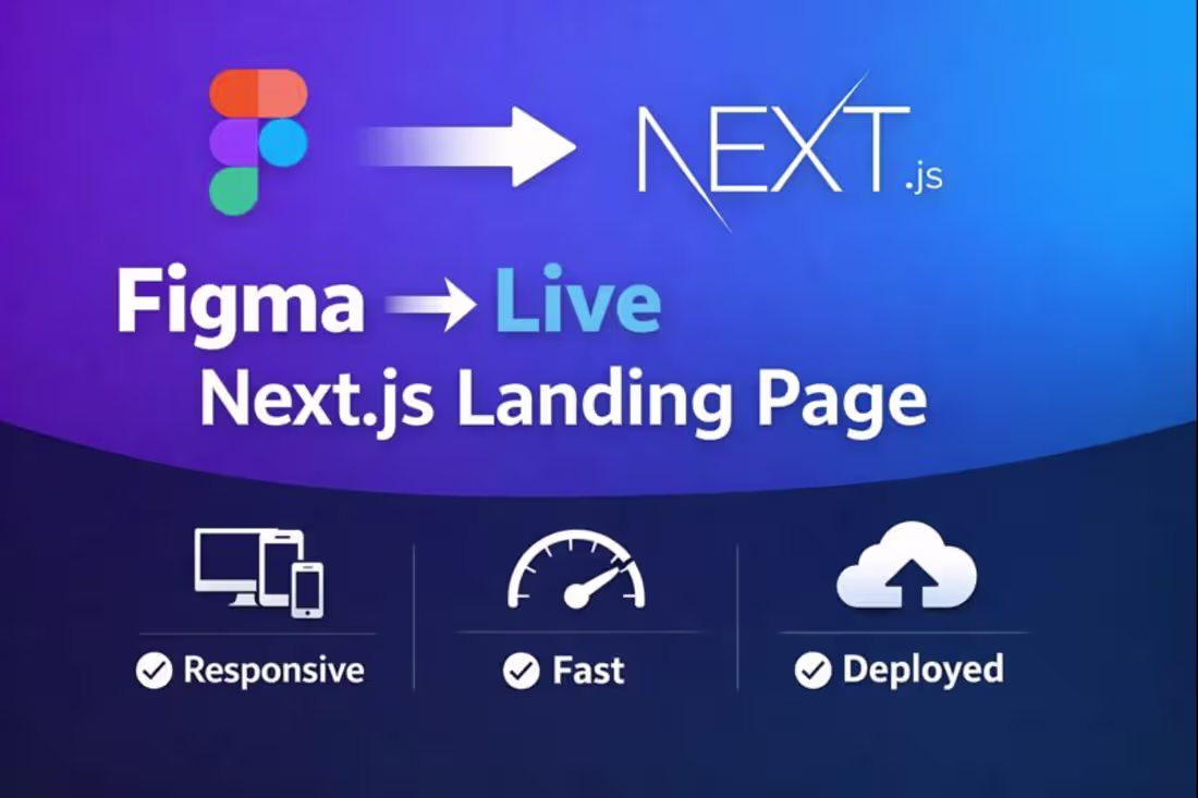 Cover image for next js web app