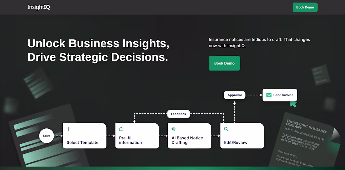 Cover image for InsightIQ - Website Development