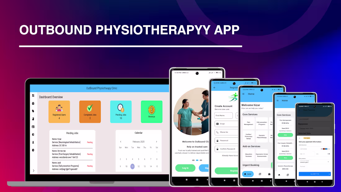 Cover image for Physiotherapy Booking App