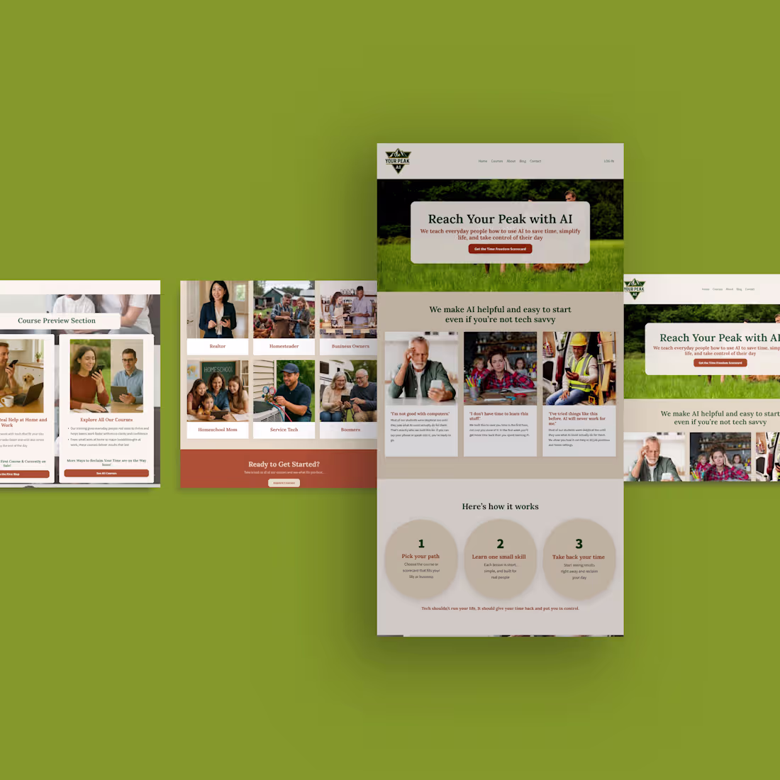 Cover image for YourPeakAI Kajabi Website Design and Automation