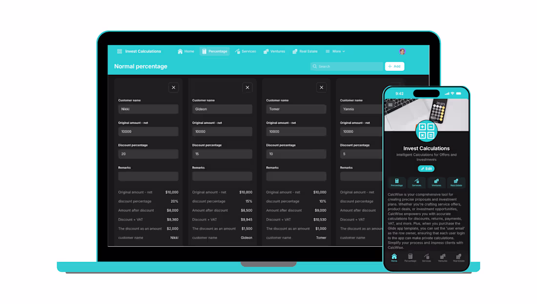 Cover image for Invest Calculations
