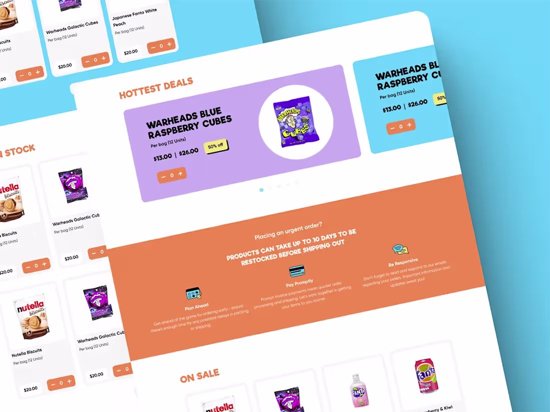 Cover image for Munchiz Shopify Website