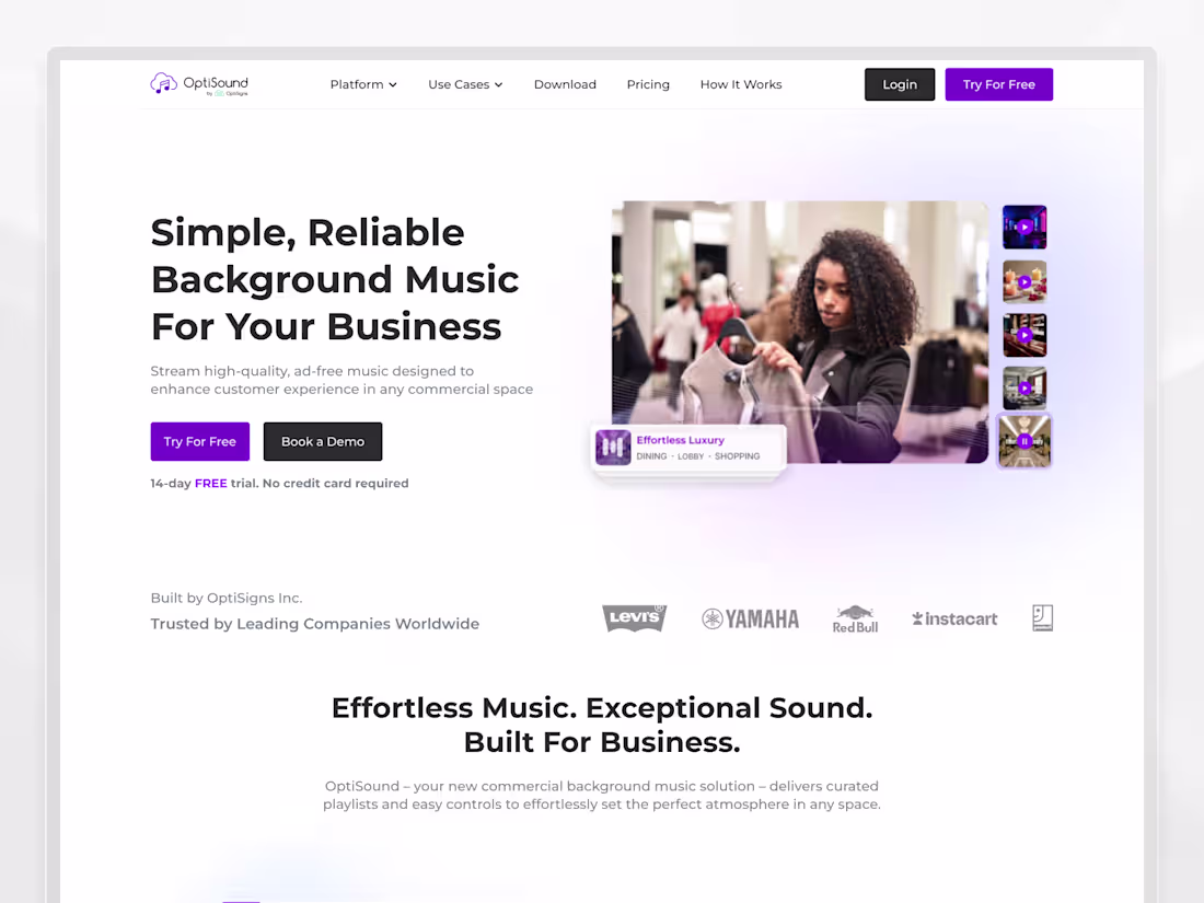 Cover image for Optisound Framer Website