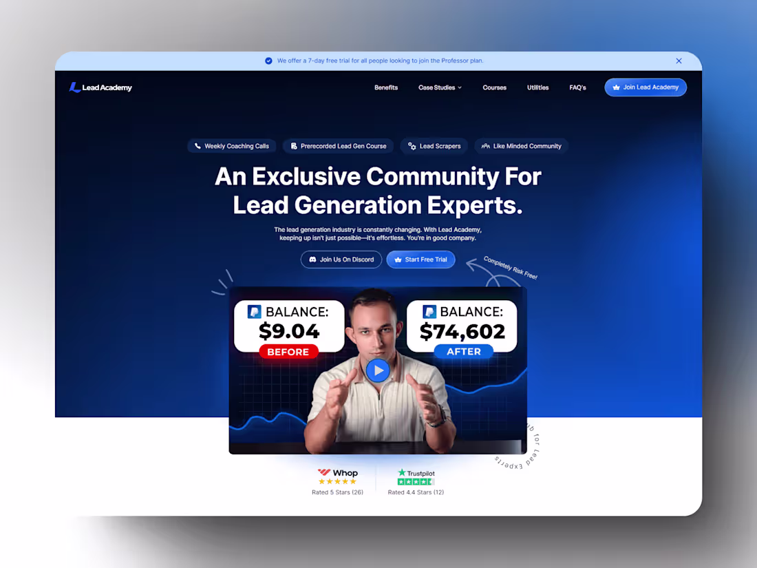 Cover image for Lead Academy