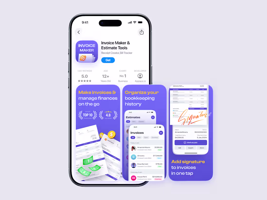 Cover image for Invoice Maker & Estimate Tools