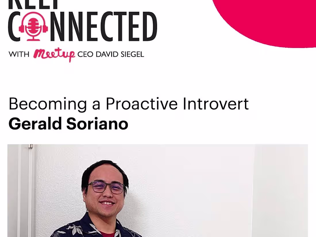 Cover image for Getting interviewed by Meetup's CEO | Keep Connected Podcast