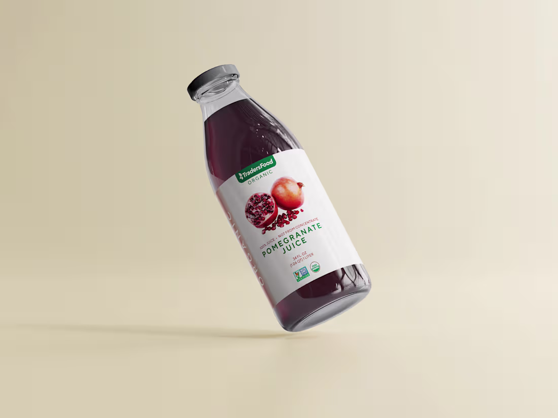 Cover image for Pomegranate Juice Front
