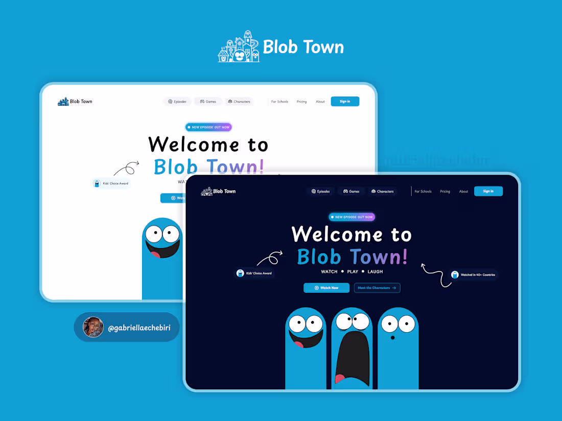 Cover image for I designed this playful hero