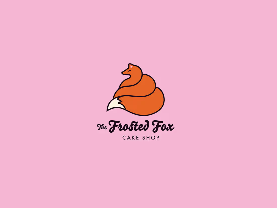 Cover image for The Frosted Fox Cake Shop - Logo & Rebrand