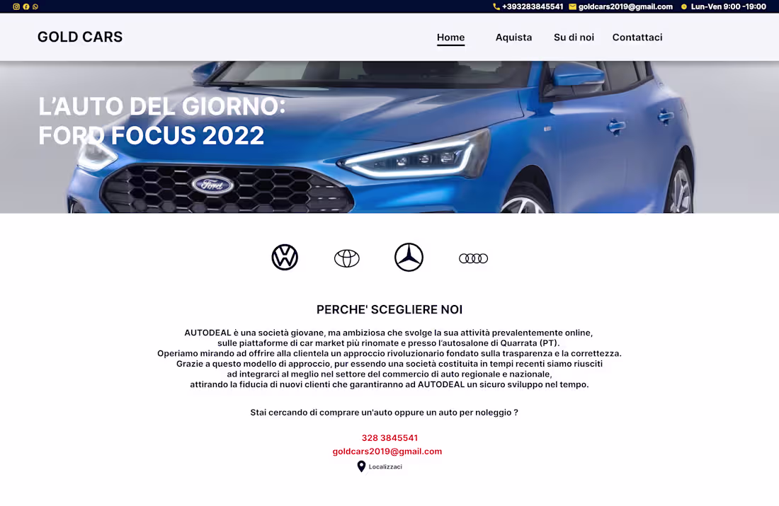 Cover image for Car Dealership Website For Listings With Inventory