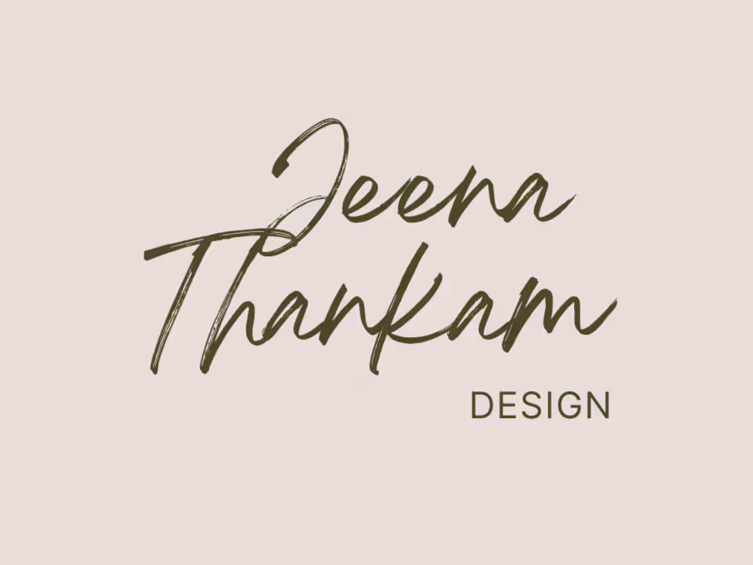 Cover image for Jeena Thankam Brand Logo and Colors