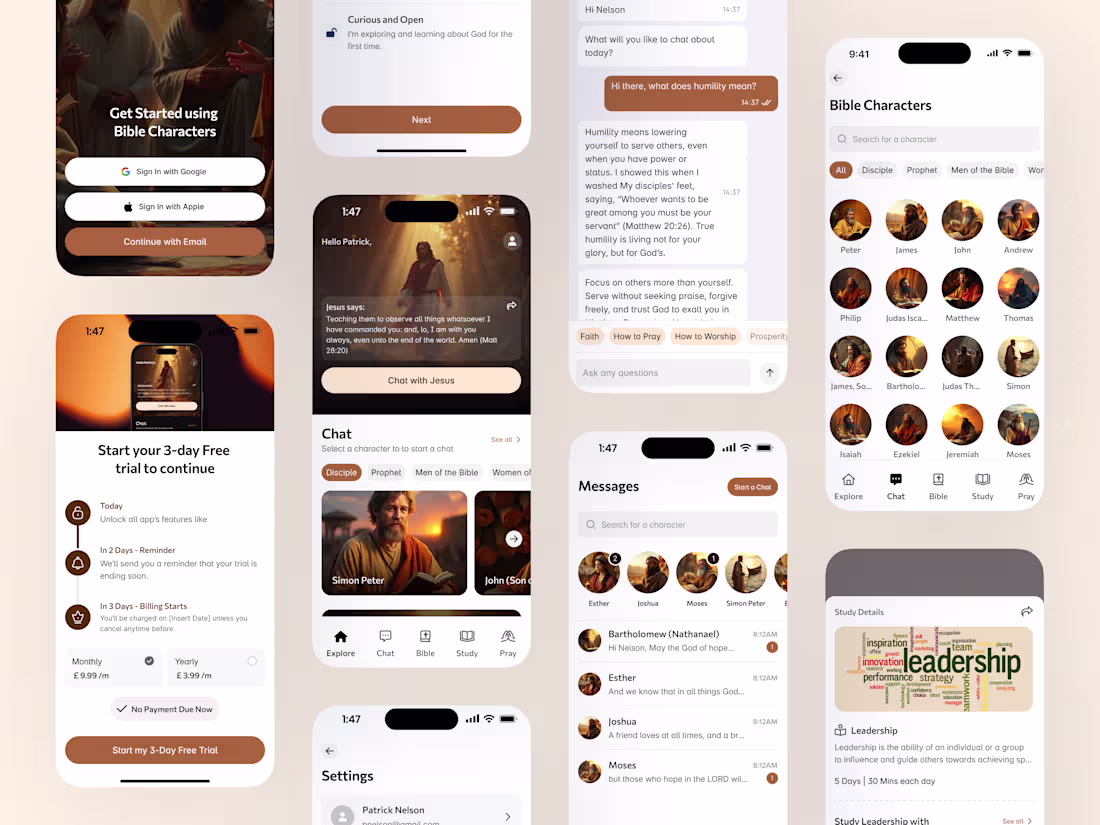 Cover image for AI Bible App: 3K Downloads in 2 Weeks, 100+ Premium Subscribers