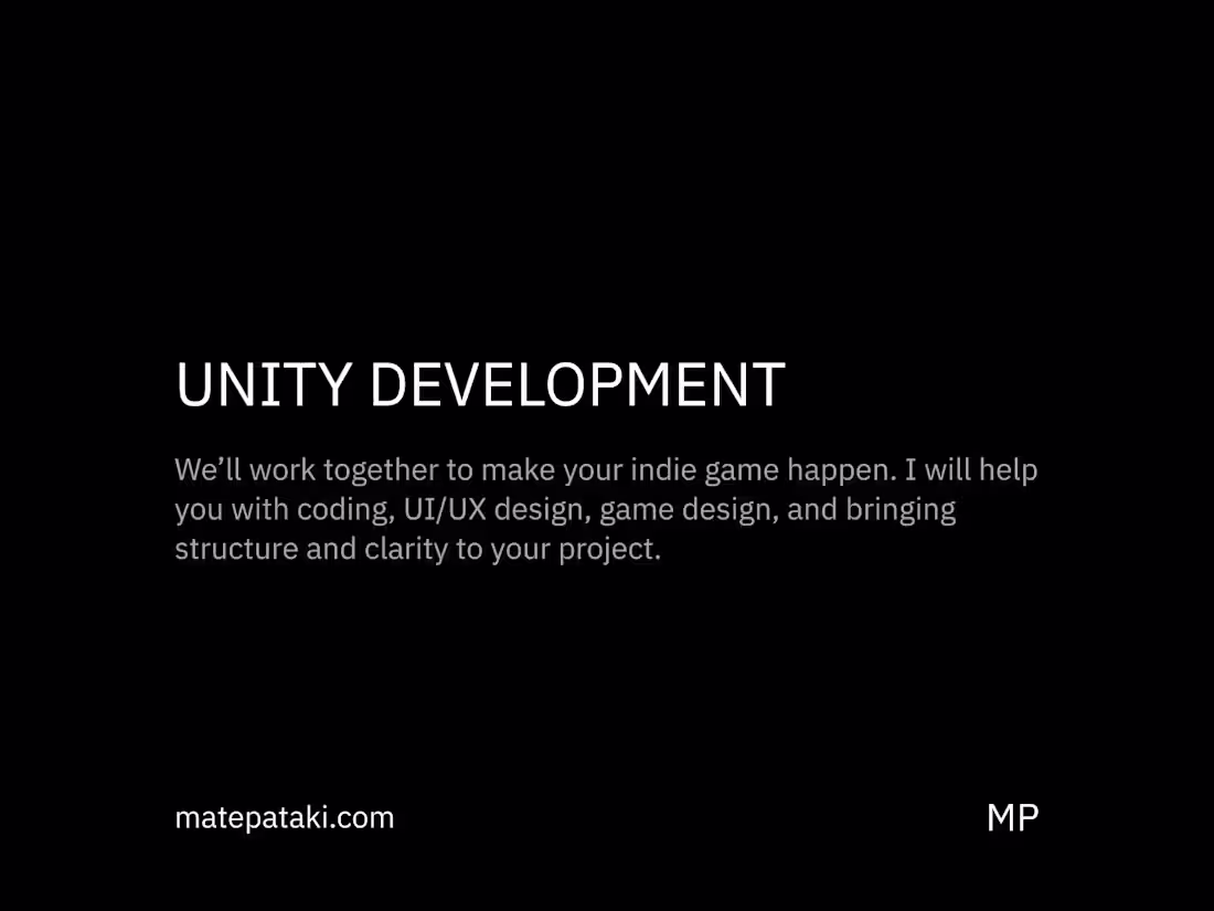 Cover image for I will make your Unity indie game happen