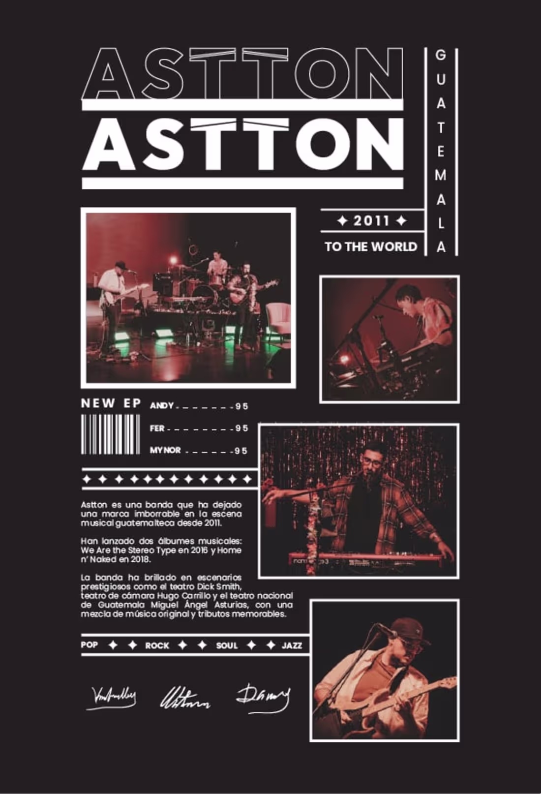 Cover image for T-Shirt desing for a band