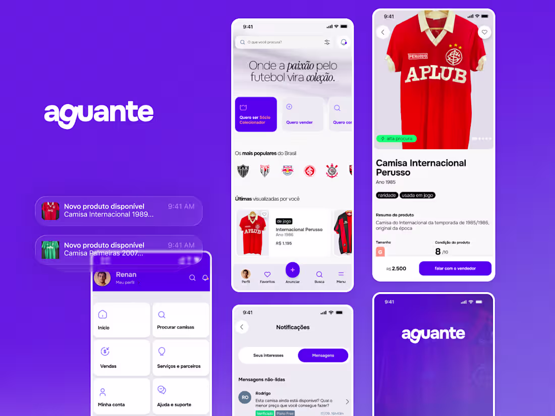 Cover image for Aguante, a Football Shirt Collectors Marketplace