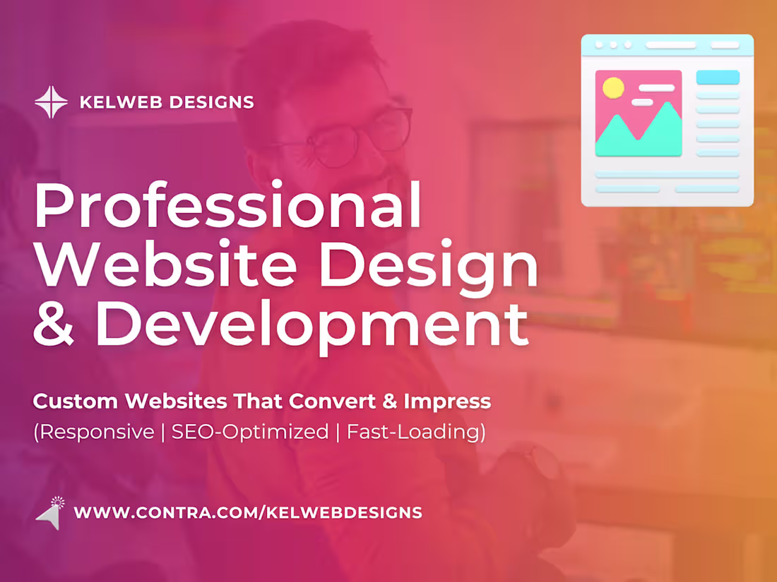 Cover image for Custom Website Design & Development – SEO & Mobile Optimized