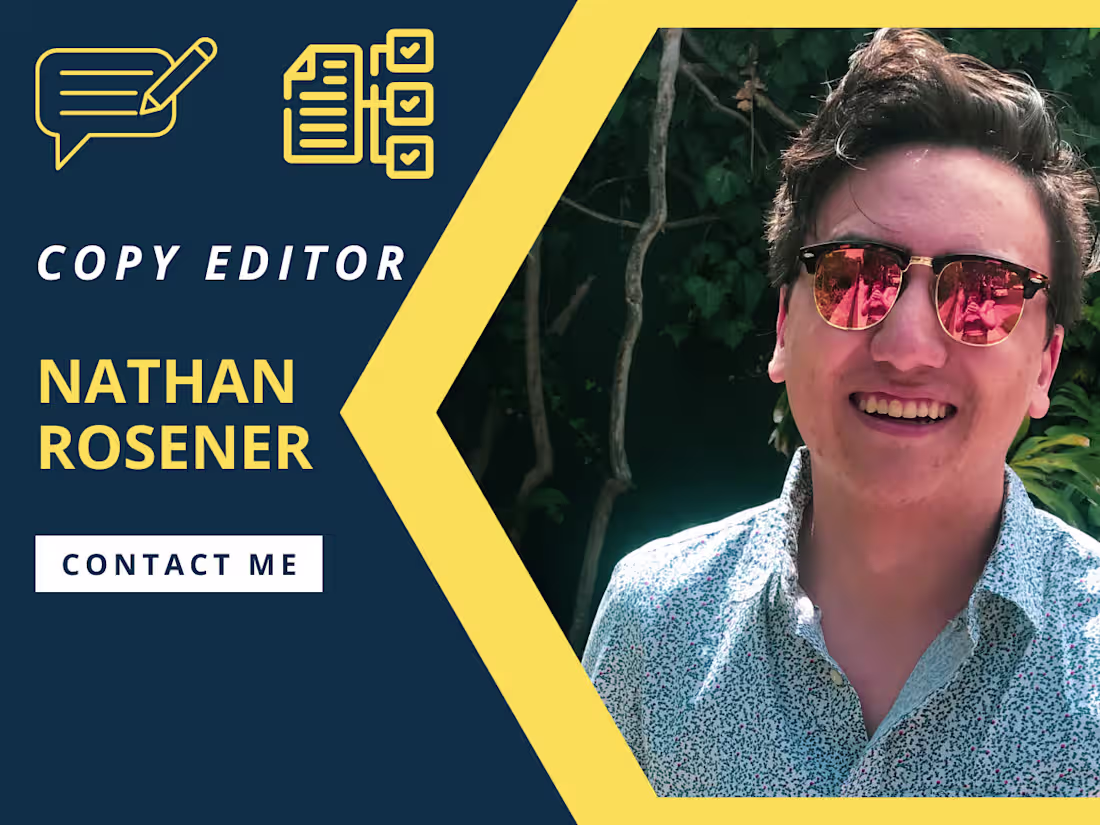 Cover image for Detailed Copy Editor taking your writing to a new level!