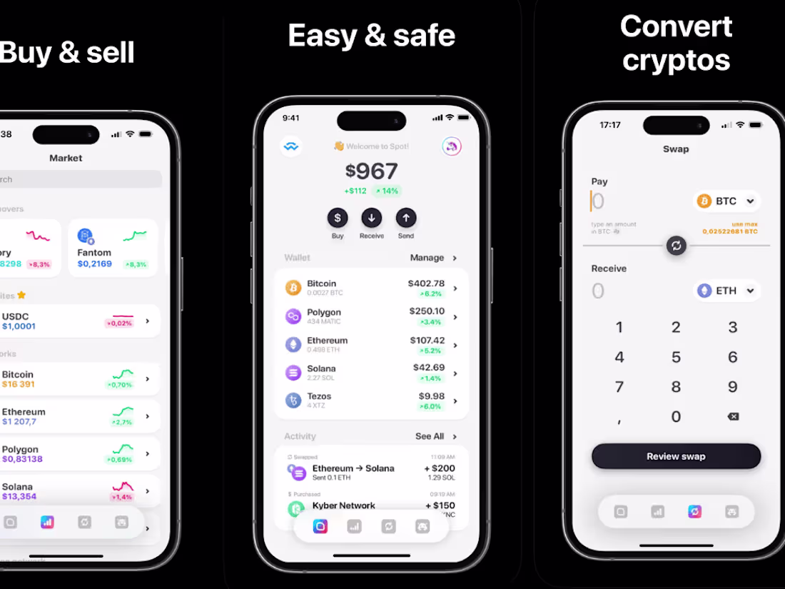 Cover image for I will build crypto wallet app, blockchain wallet app
