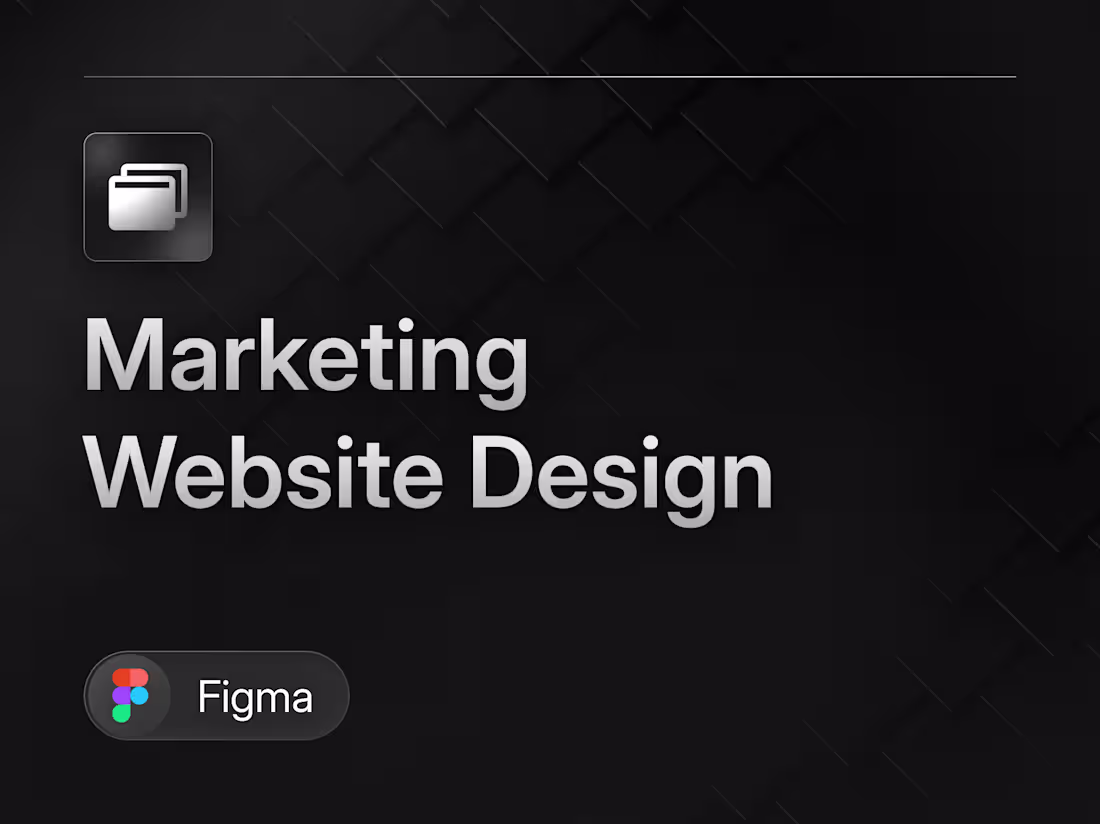 Cover image for Marketing Website Design