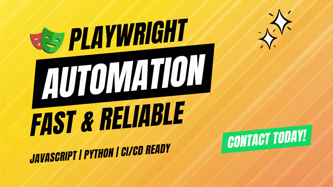 Cover image for Playwright Test Automation