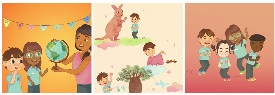 Cover image for Book - Théo e o mundo giratório - Uma jornada de descobertas