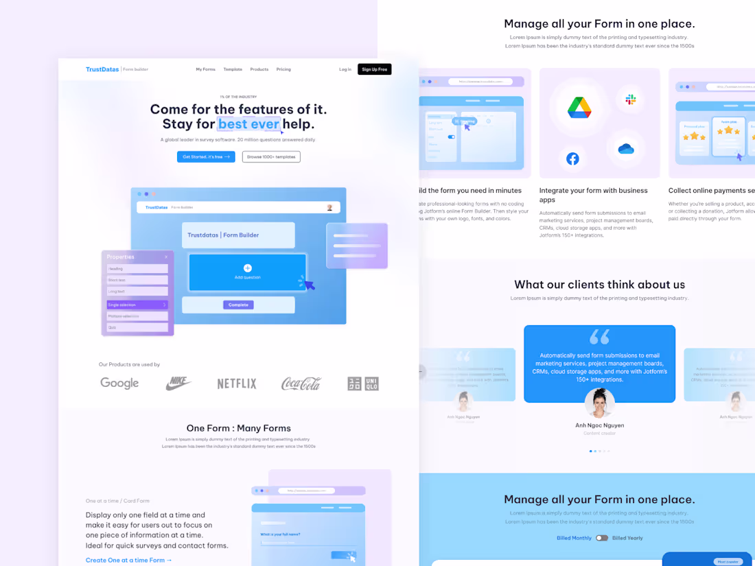 Cover image for Form Builder - Landing Page