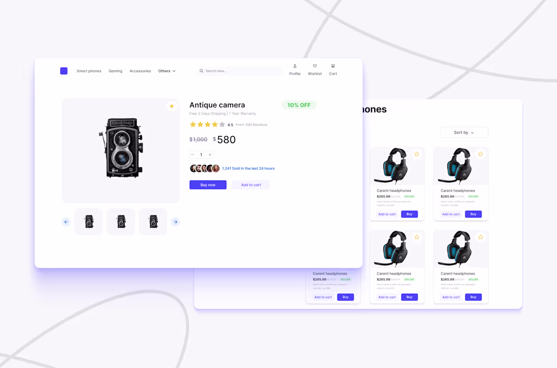 Cover image for Digital Product E-commerce Website