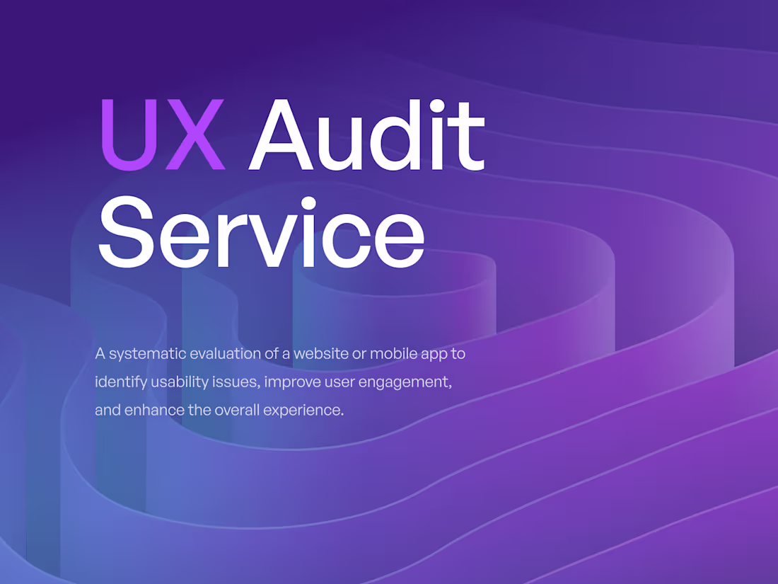 Cover image for UX Audit - Website Or App