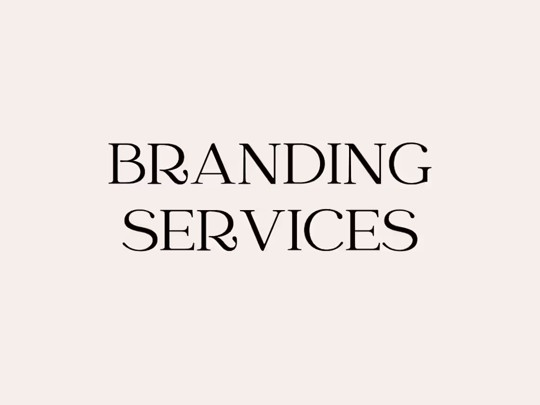 Cover image for Branding Services