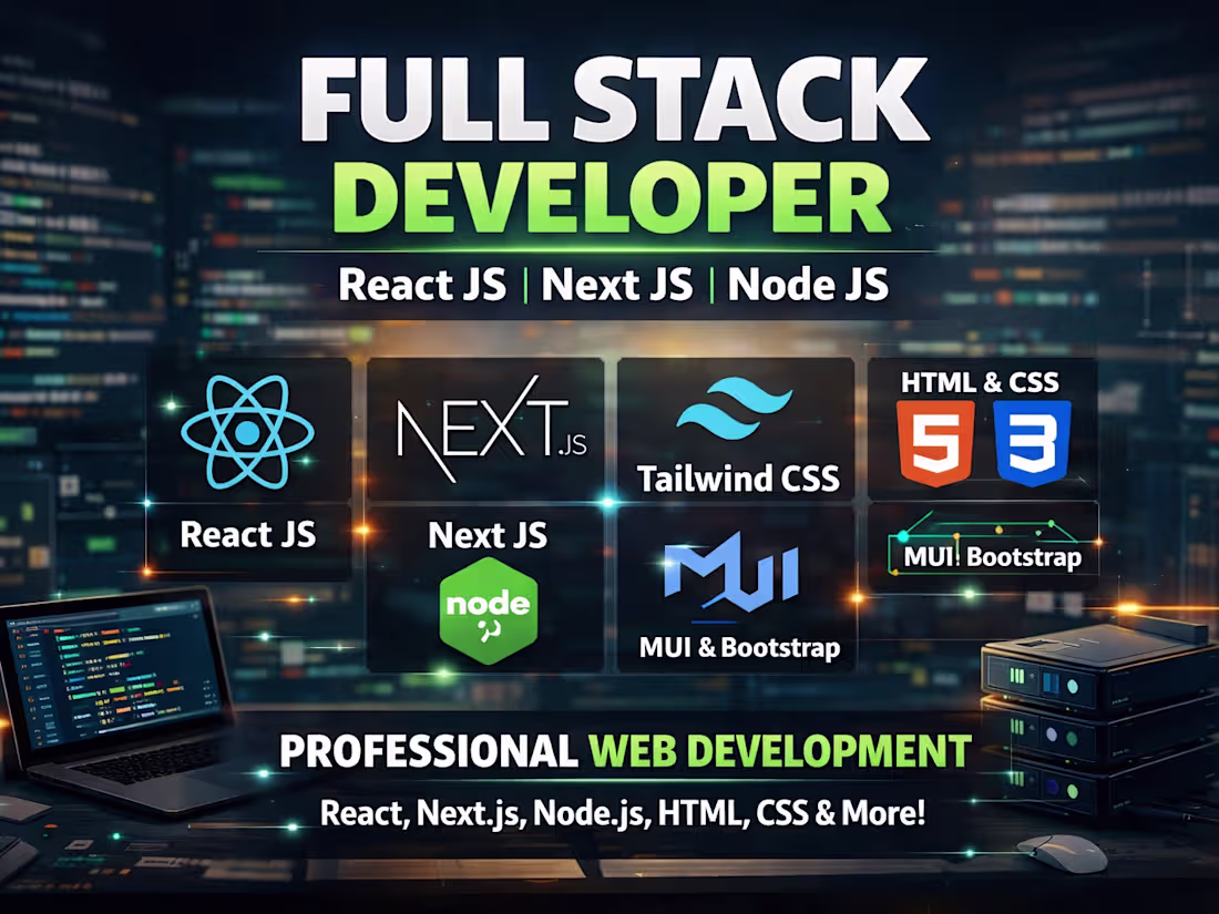 Cover image for Full Stack Web App Developement 