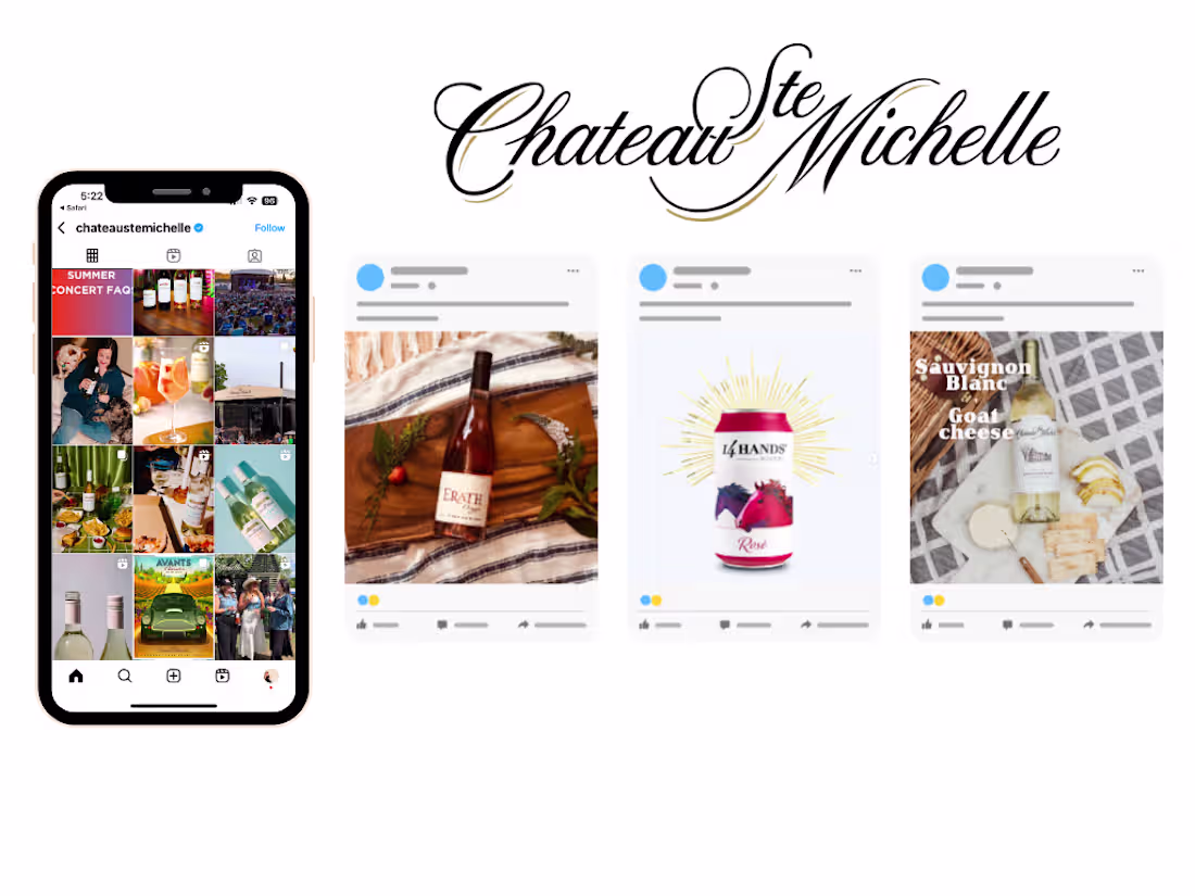 Cover image for Chateau Ste Michelle | Social Media