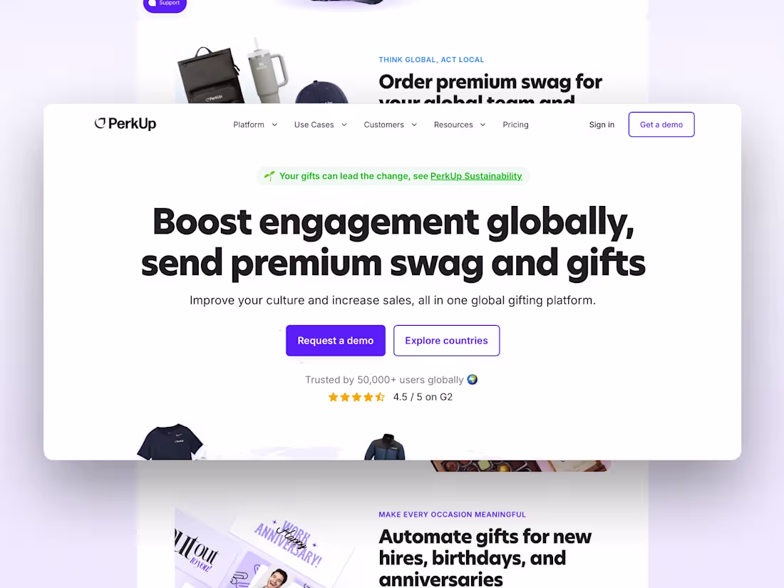 Cover image for Perkup Website Redesign, Migration and SEO Enhancement