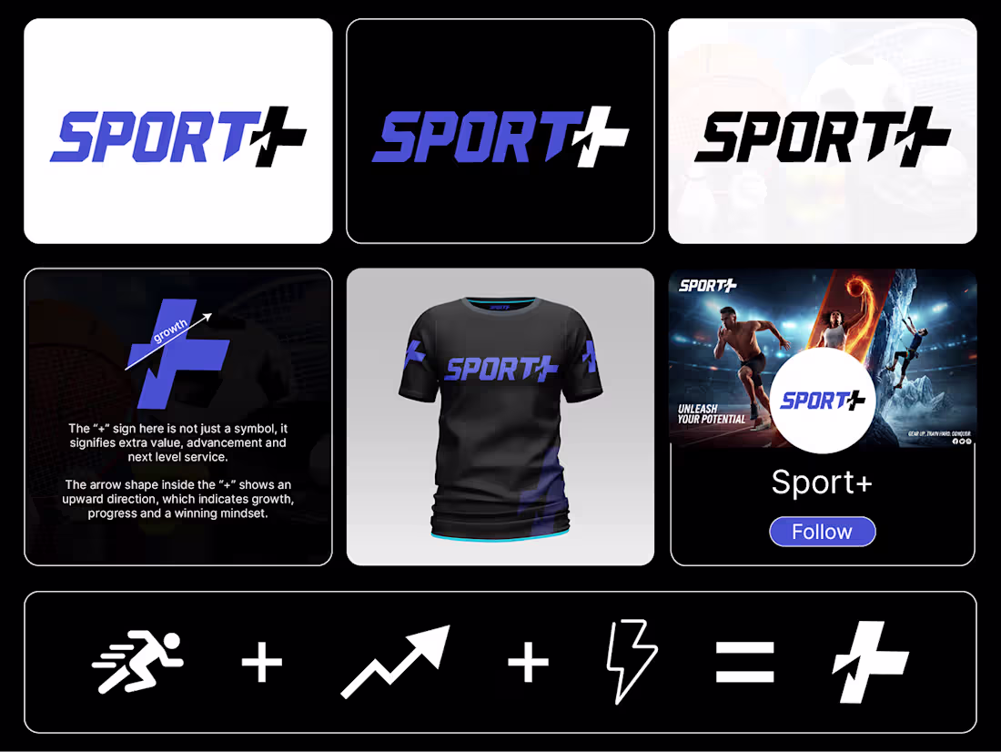 Cover image for Sport+ Performance-Driven Sports Brand Identity