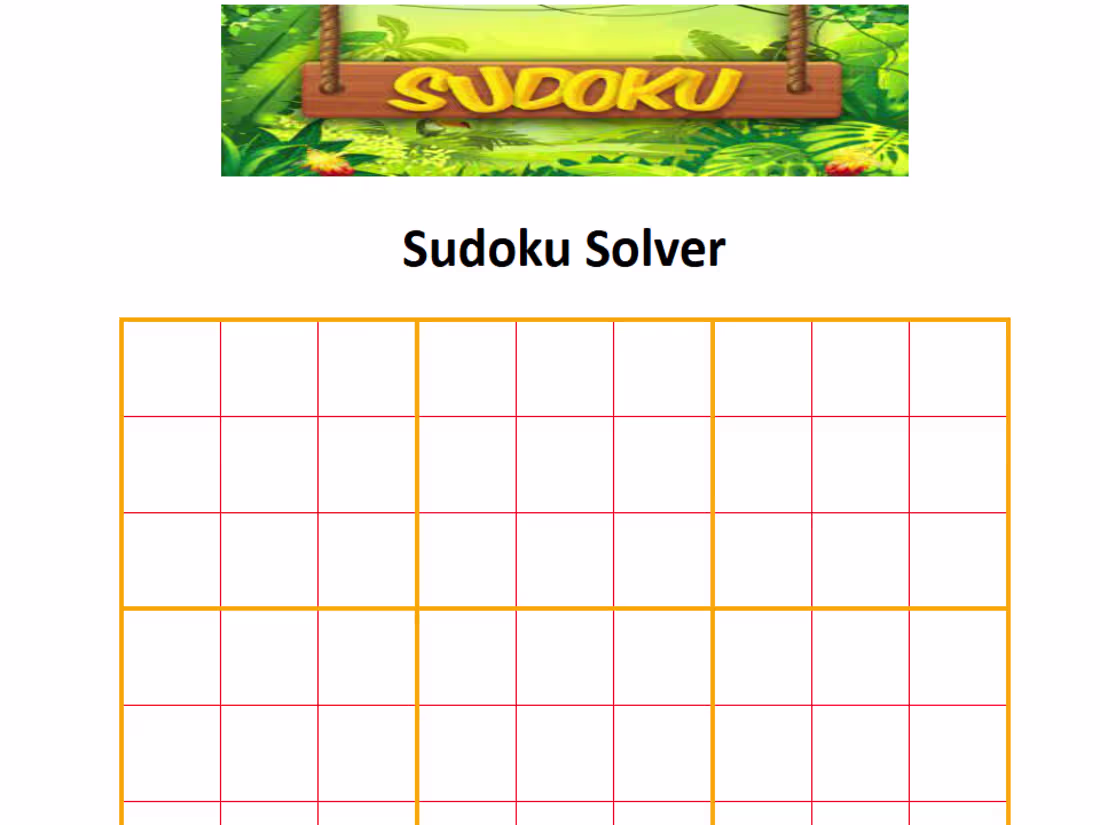 Cover image for Sudoku Solver
