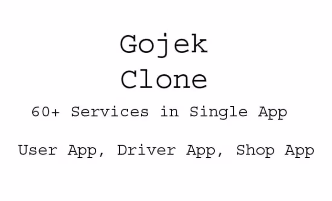 Cover image for I will create gojek clone application