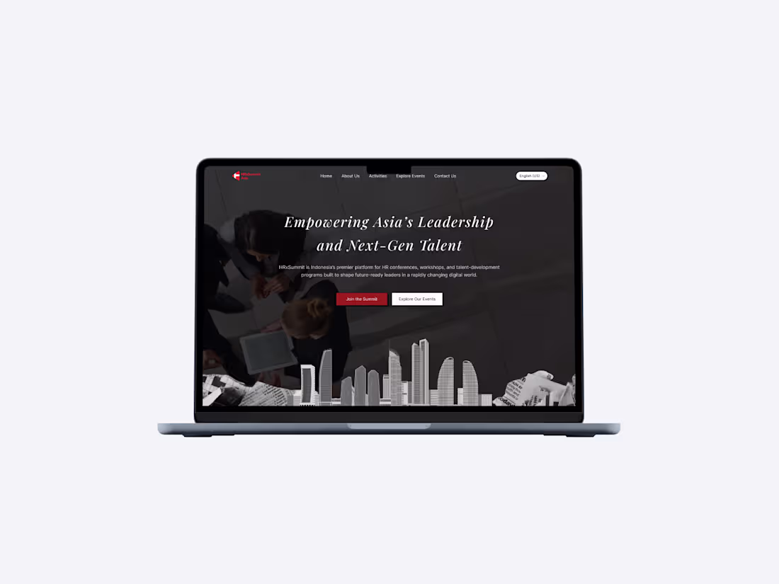 Cover image for HRxSummit Website Design