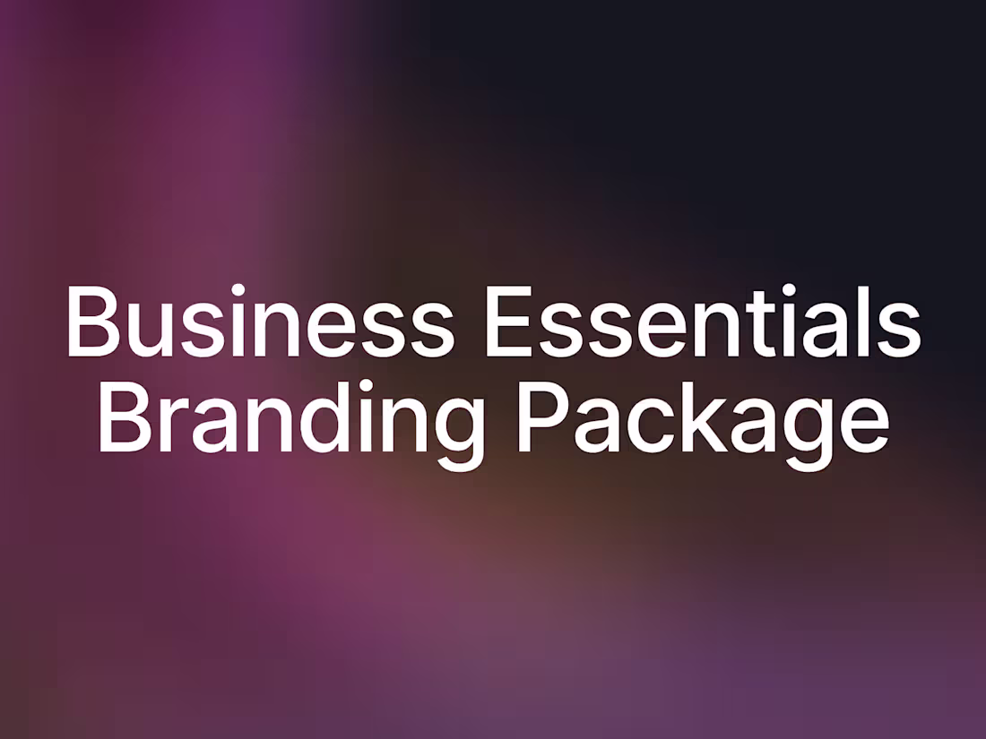 Cover image for Business Essentials Branding Package