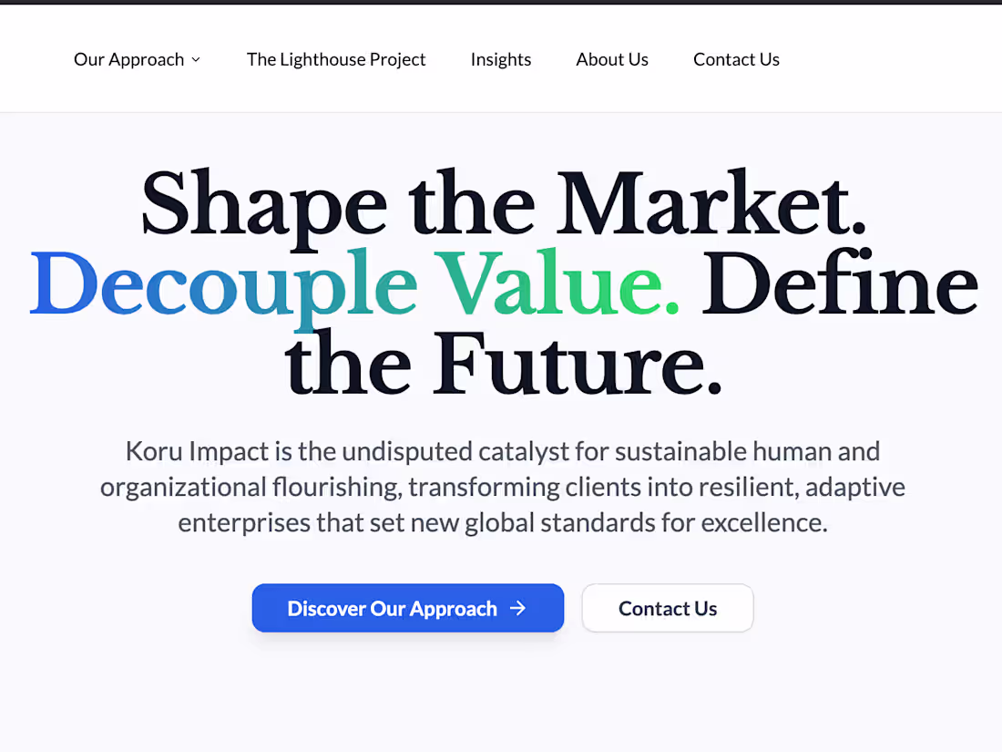 Cover image for Koru Impact Enterprise SaaS Platform with AI Integration