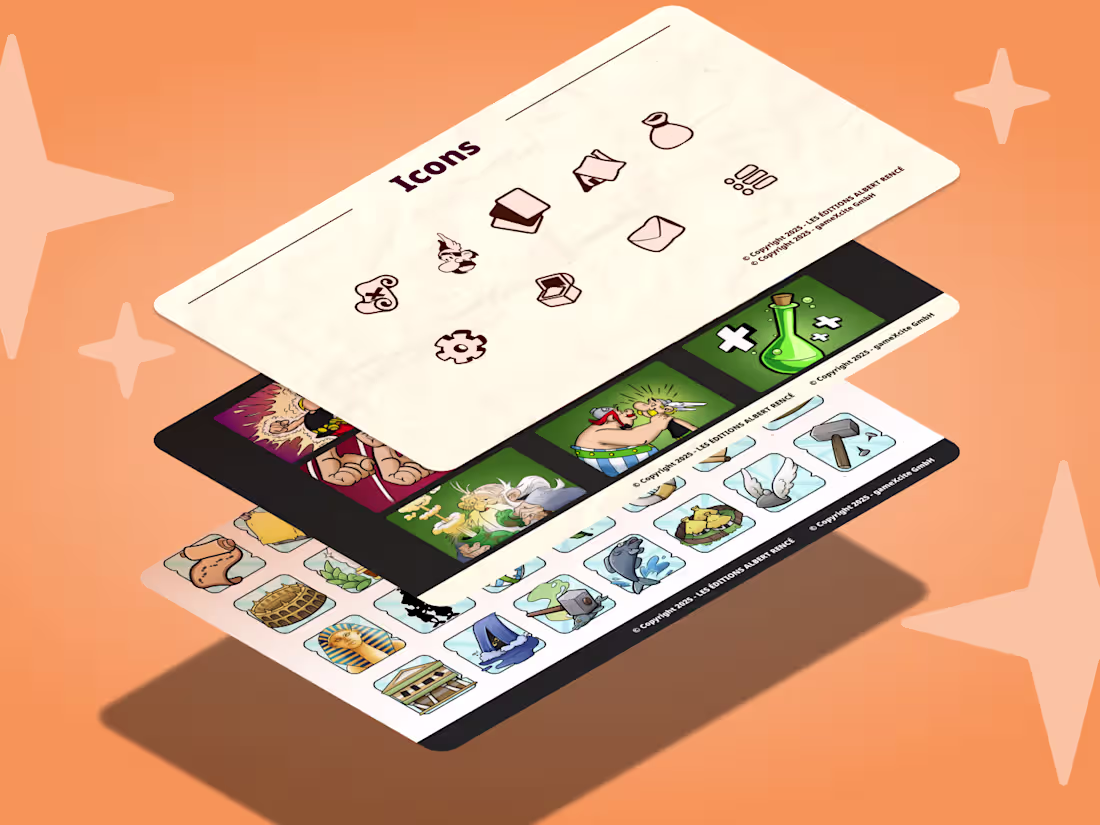 Cover image for Game Art & Interface Design: Asterix & Obelix: Heroes