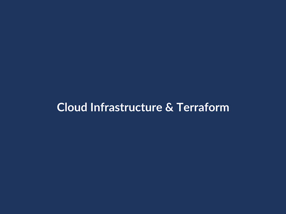 Cover image for Cloud Infrastructure Review & Terraform Setup