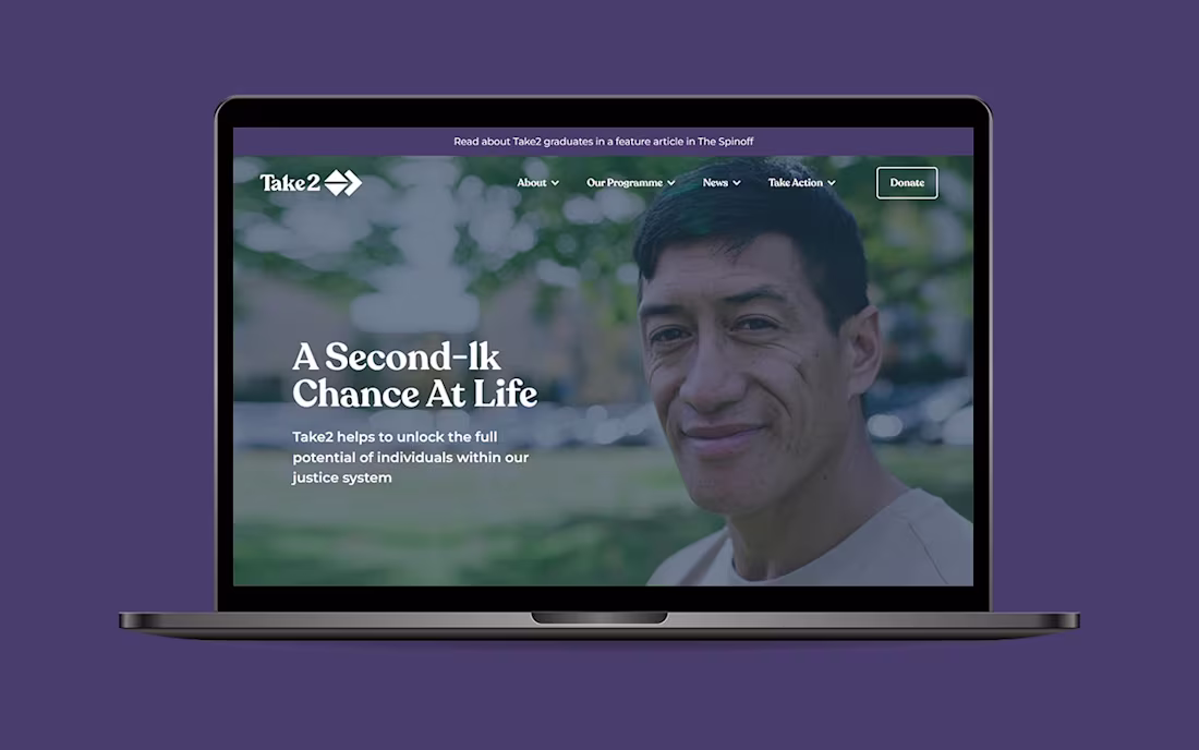 Cover image for Take2Group - WordPress To Webflow Migration