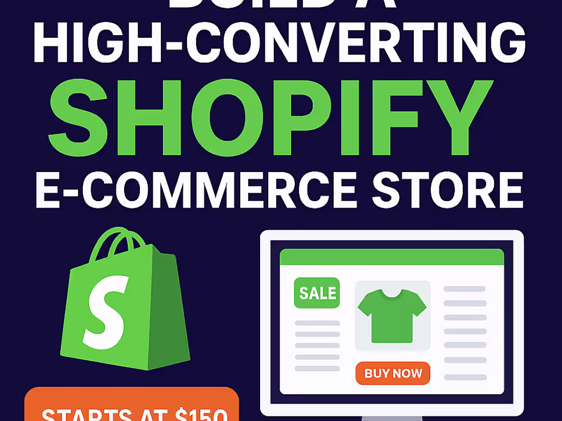 Cover image for I'll develop Shopify store for your business that sales
